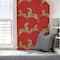 Scalamandre Masai Red Zebra Safari Peel & Stick Wallpaper